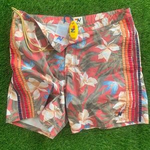 Aviator Nation Floral Board Shorts